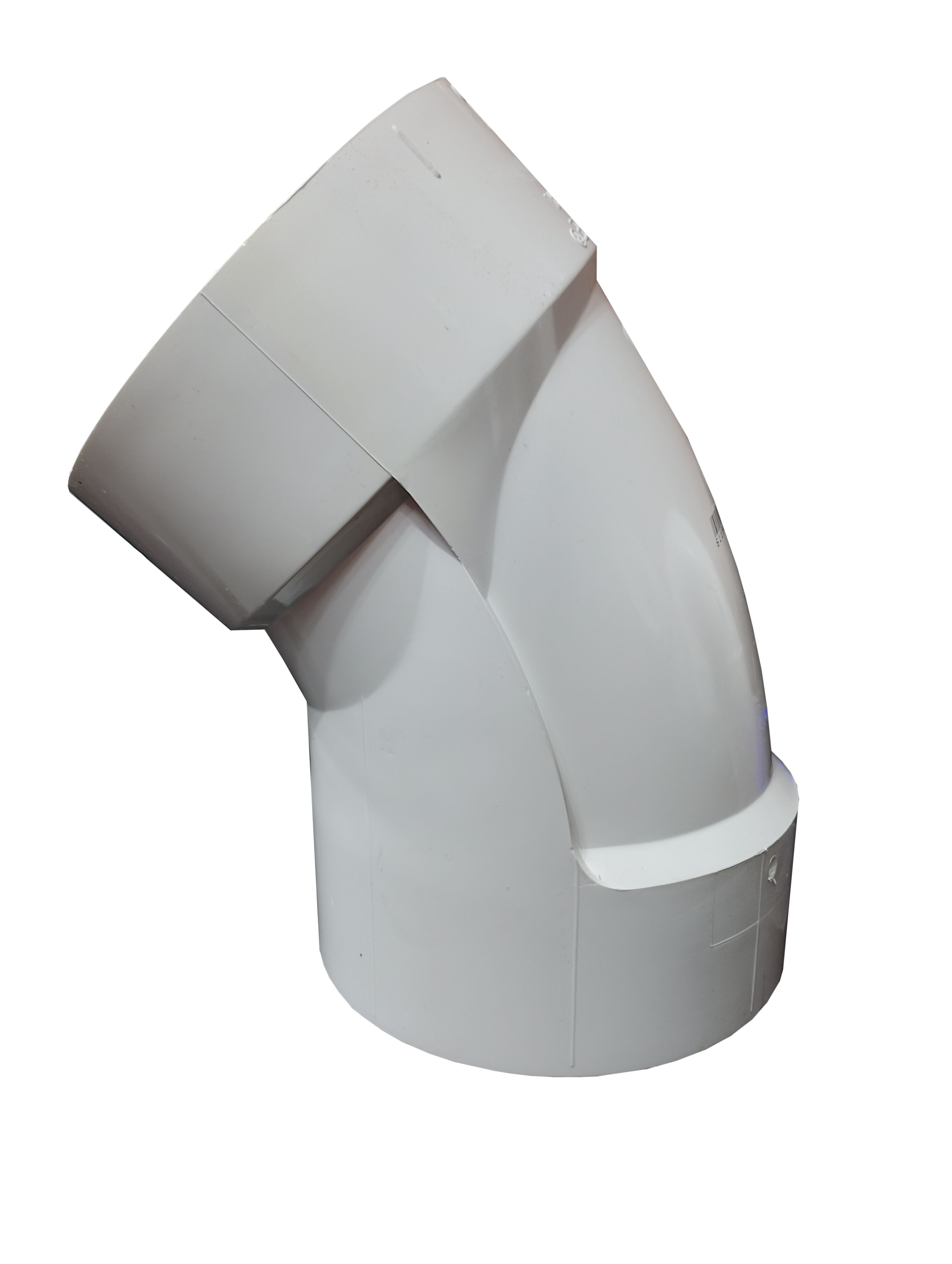 CODO DE PVC DWV CHARLOTTE DE 4" X 45°